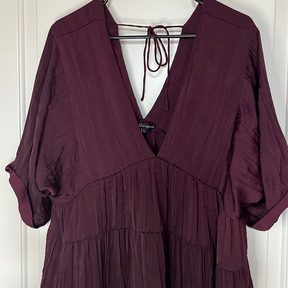 Flowy Maroon Dress